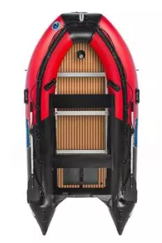 Лодка ПВХ STORMLINE Flexiteek 340 (черно-зеленая/красно-черная)