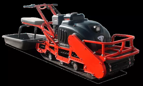 Мотобуксировщик ТОФАЛАР 500 LONG с модулем толкач