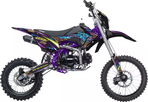 Мотоцикл BSE MX 125 17/14 Purple Dragon PITBIKE