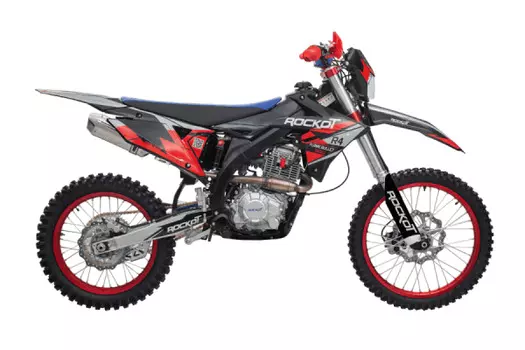 Мотоцикл кроссовый эндуро ROCKOT R4 Flame Bullet
