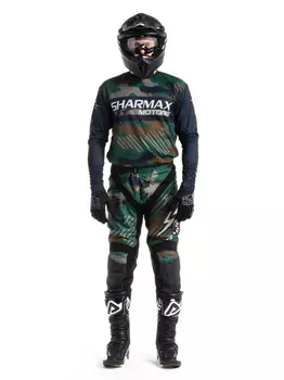Мотоштаны Sharmax Military Green