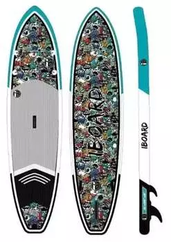 Надувная доска для SUP-бординга IBOARD 11' Comic Book