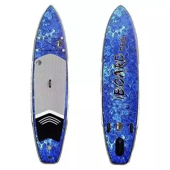 Надувная доска для SUP-бординга IBOARD PRO 11.6' Blue Aqua
