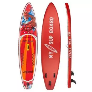 Надувная доска для SUP-бординга MY SUP 12.6 LEGEND + ПОДАРОК