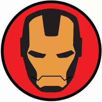 Наклейка для детского электромобиля Железный человек