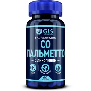 Со Пальметто, для мужского здоровья, простаты и предстательной железы, 60 капсул