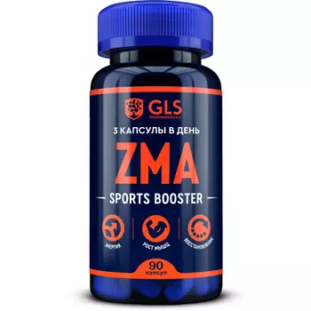 ZMA / ЗМА комплекс с магнием, цинком и аспарагиновой кислотой, 90 капсул