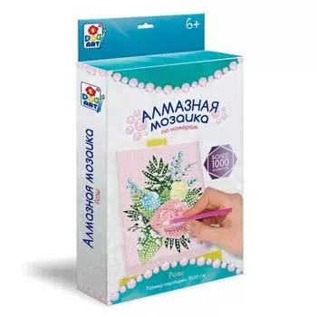 1Toy Art Алмазная мозаика "Розы"
