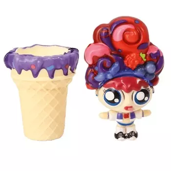 1Toy Мороженка сквиши стайл "Бетти Ягодный Коктель" - куколка ароматизированная, 12см