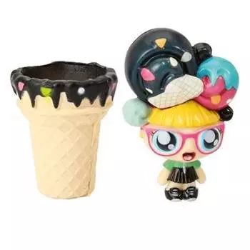 1Toy Мороженка сквиши стайл "Лаки Лакричный Тоффи" - куколка ароматизированная, 12см