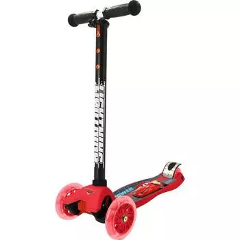 1Toy Самокат детский "Disney Тачки" Т14735 черно-красный