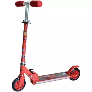 1Toy Самокат "Disney Тачки" Т58405 световые эффекты на деке