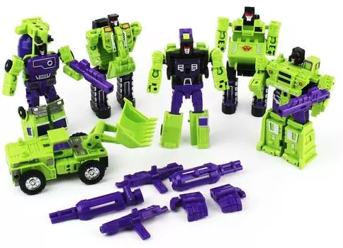 1Toy Трансботы "Инженерный батальон" - набор трансформеров из 6 шт.