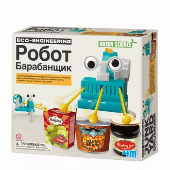4M "Робот барабанщик | 00-03372" - набор для сборки