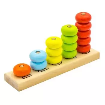 Alatoys Деревянная пирамидка "Счеты"