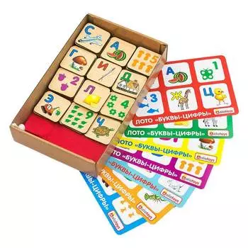ALATOYS Лото "Буквы-цифры"