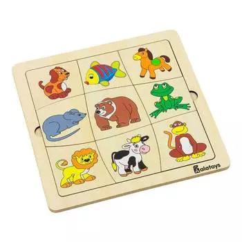 Alatoys Пазл-ассоциации "Животные"