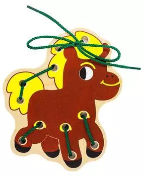 Aalatoys "Лошадь - ШН06" - шнуровка
