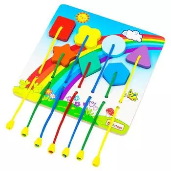 Alatoys Сортер деревянный "Радуга"