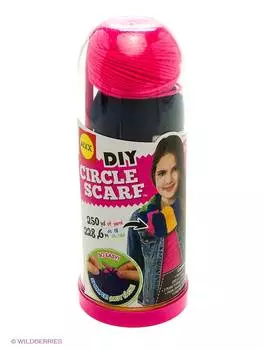 Alex 115C Набор для вязания спицами "Круговой шарф", от 8 лет