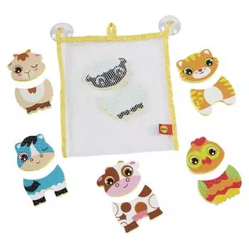 Alex 200103-5 Набор фигурок-стикеров для ванны "Веселые друзья "