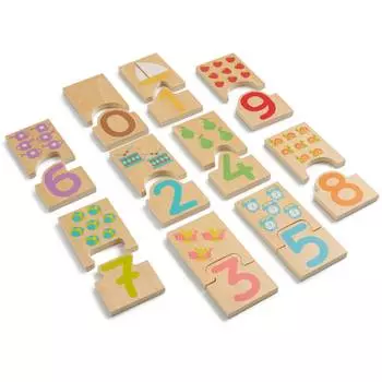 ANDREU Toys Деревянный пазл "Цифры"