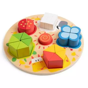 ANDREU Toys Пазл-вкладыш "Числовая Головоломка"