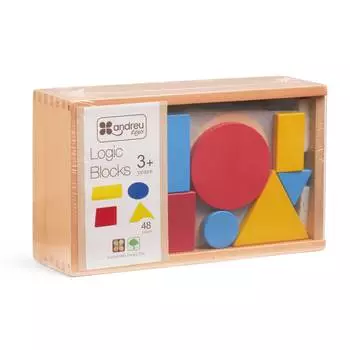 ANDREU Toys Развивающая игра "Логические блоки"