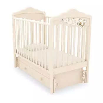 Angela Bella Кровать детская К-2005-27м "Изабель", слоновая кость