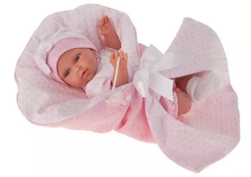 Antonio Juan 1786P Озвученная Кукла Айна в розовом, 29 см
