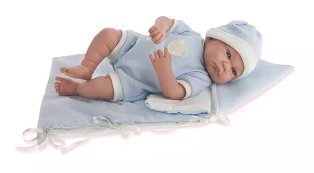 Antonio Juan 3365B Кукла Ферран в голубом, мягконабивная, 40 см