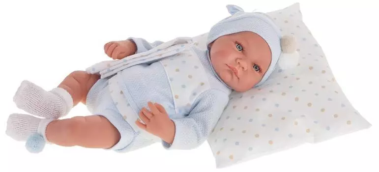 Antonio Juan 3391B Кукла Дольче в голубом, 40 см