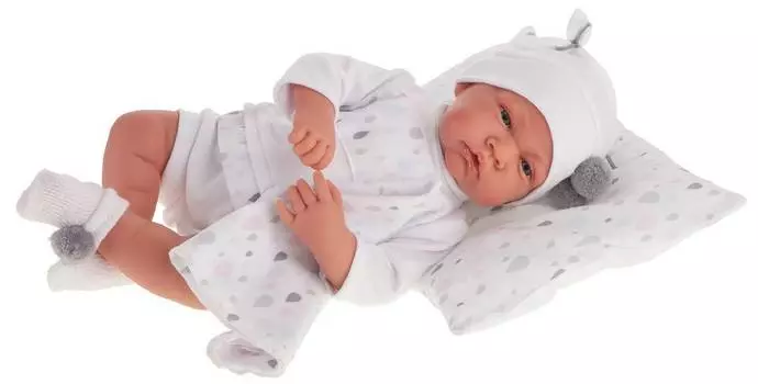 Antonio Juan 3393W Кукла Вирджиния в белом, 40 см