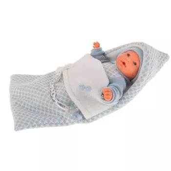 Antonio Juan Кукла Мерсе в голубом в конверте, плачущая, 27 см