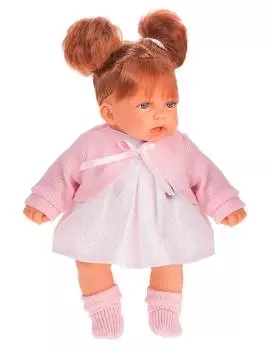 Antonio Juan Озвученная кукла Дели в розовом, 27 см