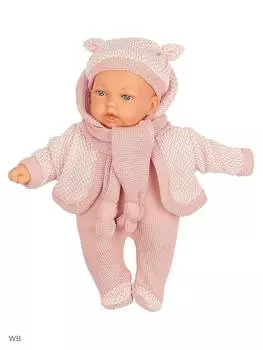 Antonio Juan Озвученная Кукла Ромина в розовом, 27 см