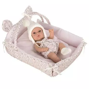 Arias Кукла Elegance Natal, с переноской, 33 см