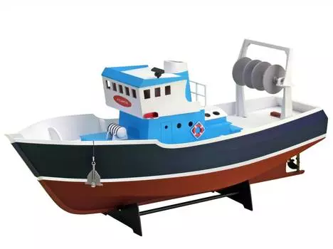 Artesania Latina Собранная деревянная модель рыболовецкого судна ATLANTIS (Build &amp; Navigate series), 1/15