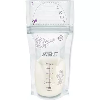 Avent Пакеты для хранения грудного молока 180 мл, 25 шт.