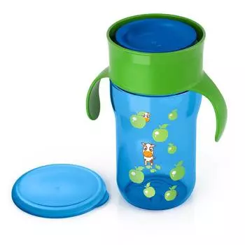 Avent Поильник "Взрослая чашка" 12мес+, 340 мл, синяя
