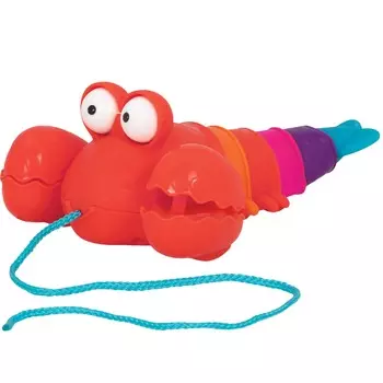 B.Toys Игрушка-каталка на веревочке "Лобстер"