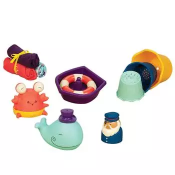 B.Toys Набор игрушек для ванной "Давай плескаться"