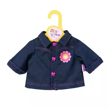 Baby Born Курточка, джинсовка с цветочком