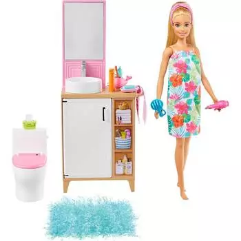Barbie Игровой набор "Ванная комната"