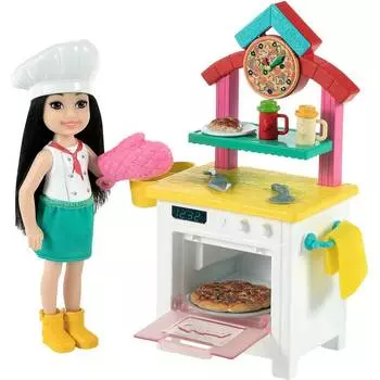 Barbie Кукла Челси "Пицца-шеф"