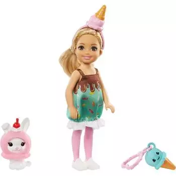 Barbie Кукла Челси в тематическом костюме "Мороженое"