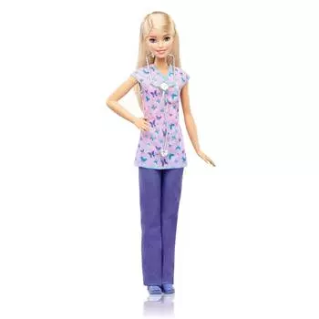 Barbie Кукла "Кем быть? Медсестра", 29 см