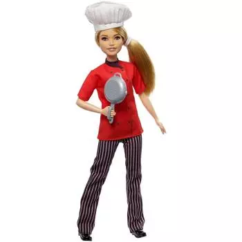 Barbie Кукла "Кем быть? Шеф-повар", 29 см