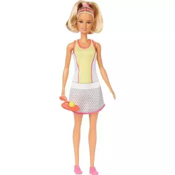 Barbie Кукла "Кем быть? Теннисистка", 29 см