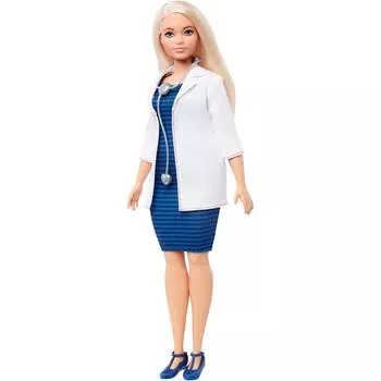 Barbie Кукла "Кем быть? Врач", 29 см